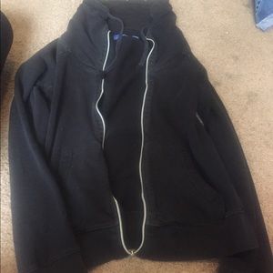 Black zip up hoodie